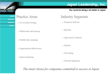 Tablet Screenshot of japanleadership.com